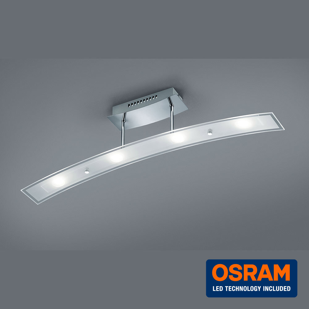 Deckenleuchte lang mit 4 OSRAM-LEDs